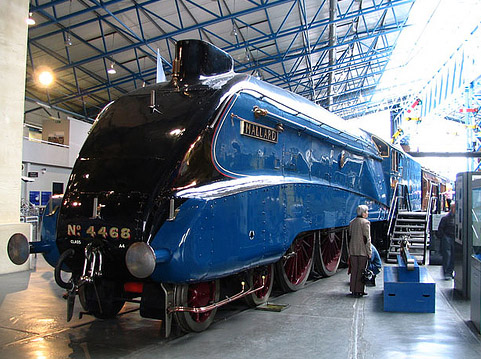 Blue Train at the Railway Museum in York