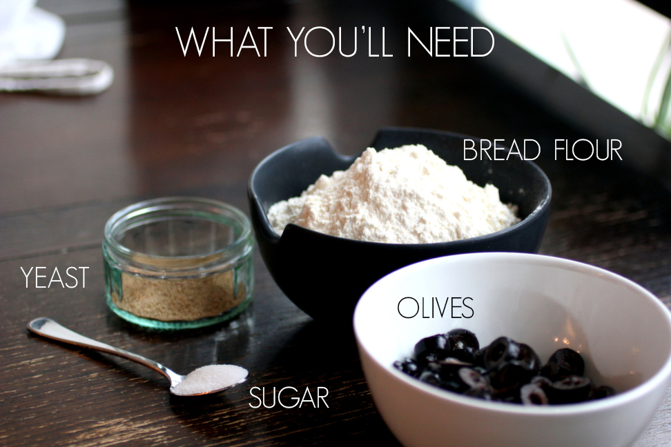 Olive Bread Ingredients