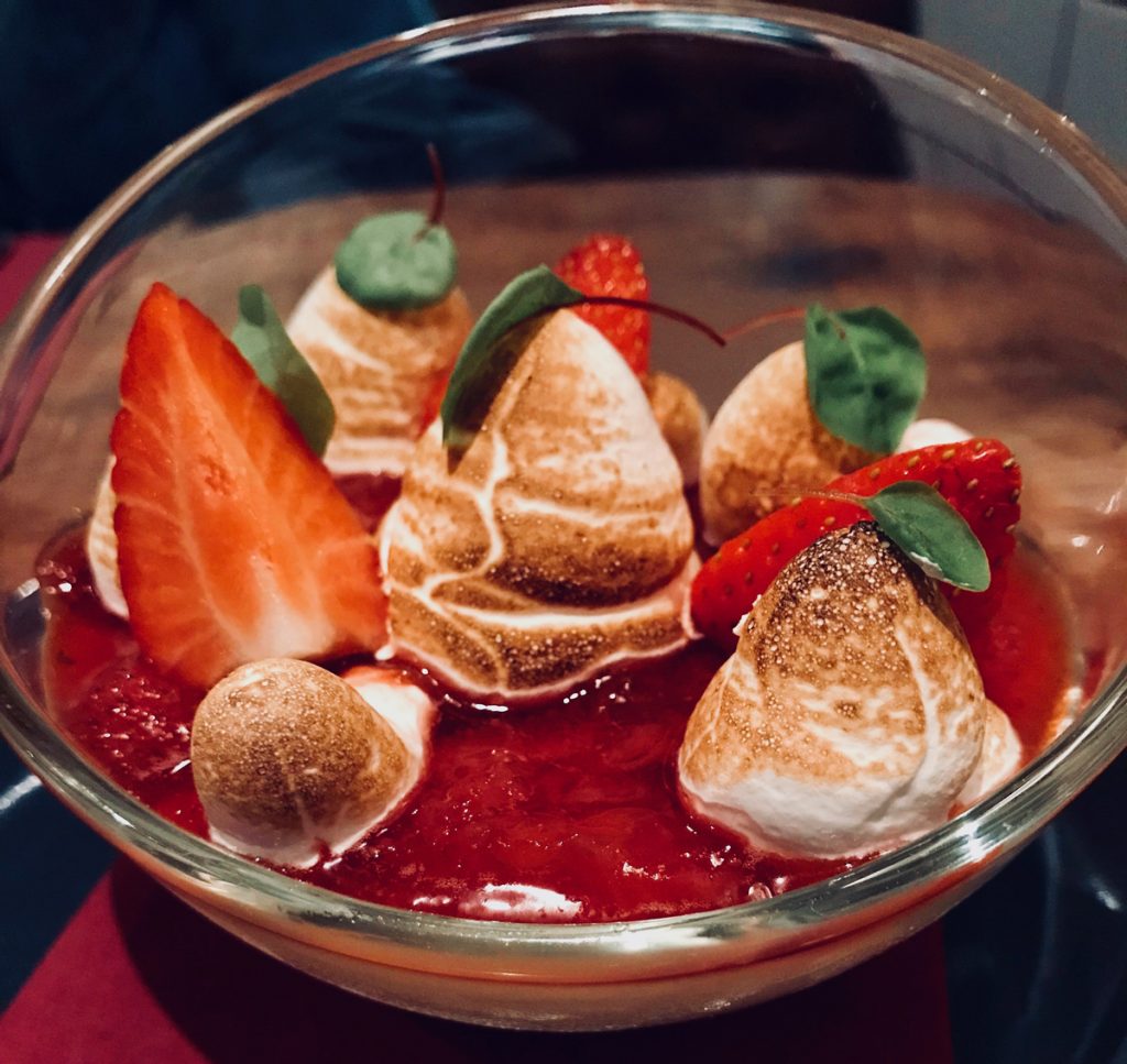 Strawberry Dessert at Hito