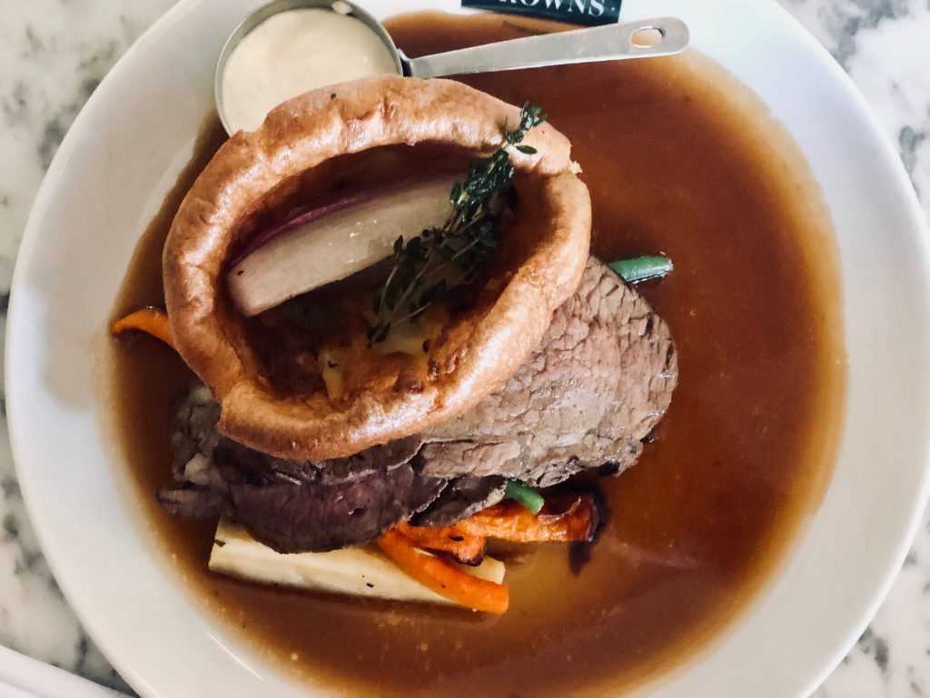 Roast Beef Lunch at Browns in Leeds