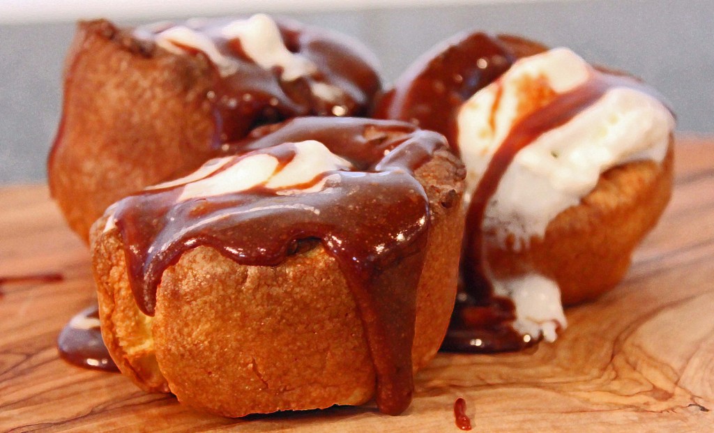 Yorkshire Pudding Profiteroles
