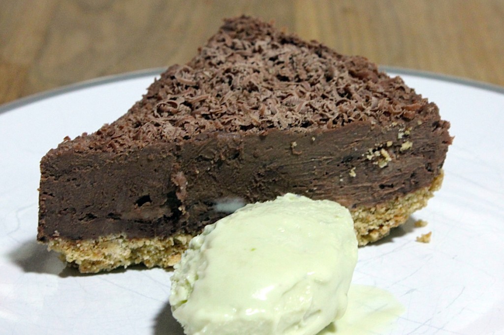 double chocolate cheesecake