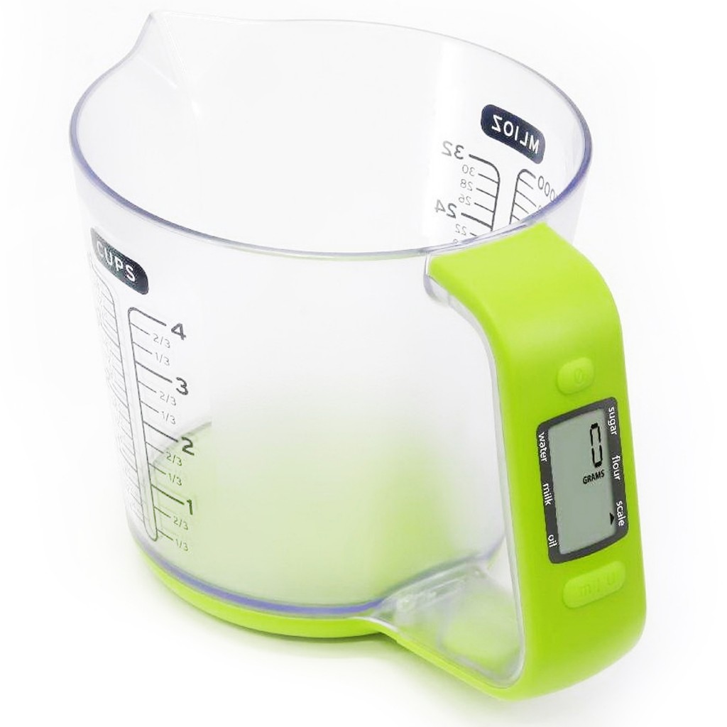 digital scales measuring jug