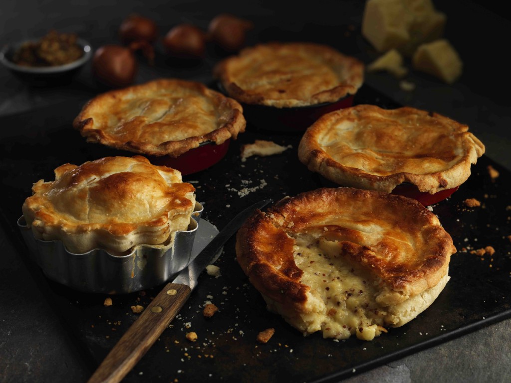 Pie Week INDIVIDUAL CHEESE AND ONION PIES
