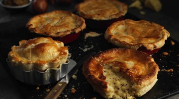 Pie Week INDIVIDUAL CHEESE AND ONION PIES