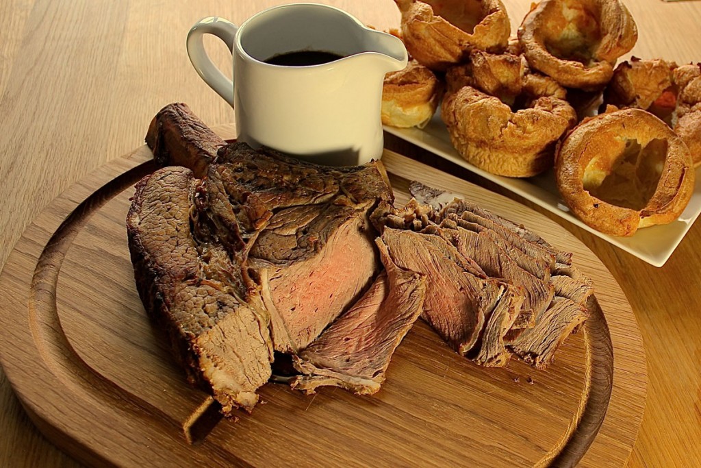 Rib of Beef with Yorkshire Pudding