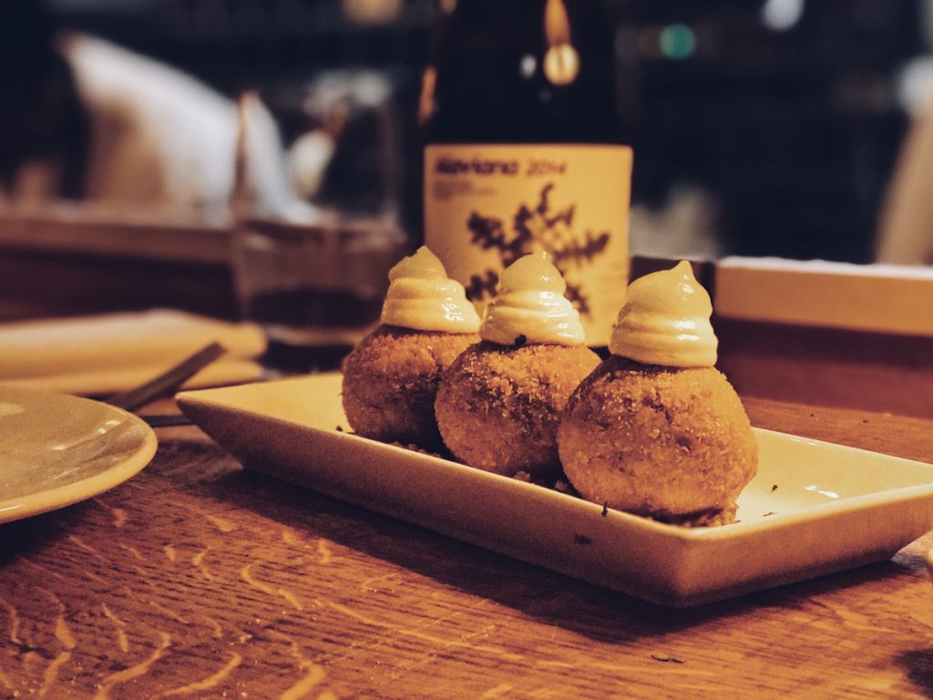 scotch egg at El Gato Negro