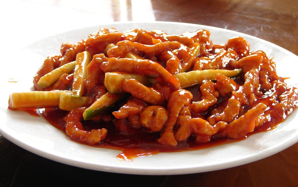 Sweet and Sour Pork in China