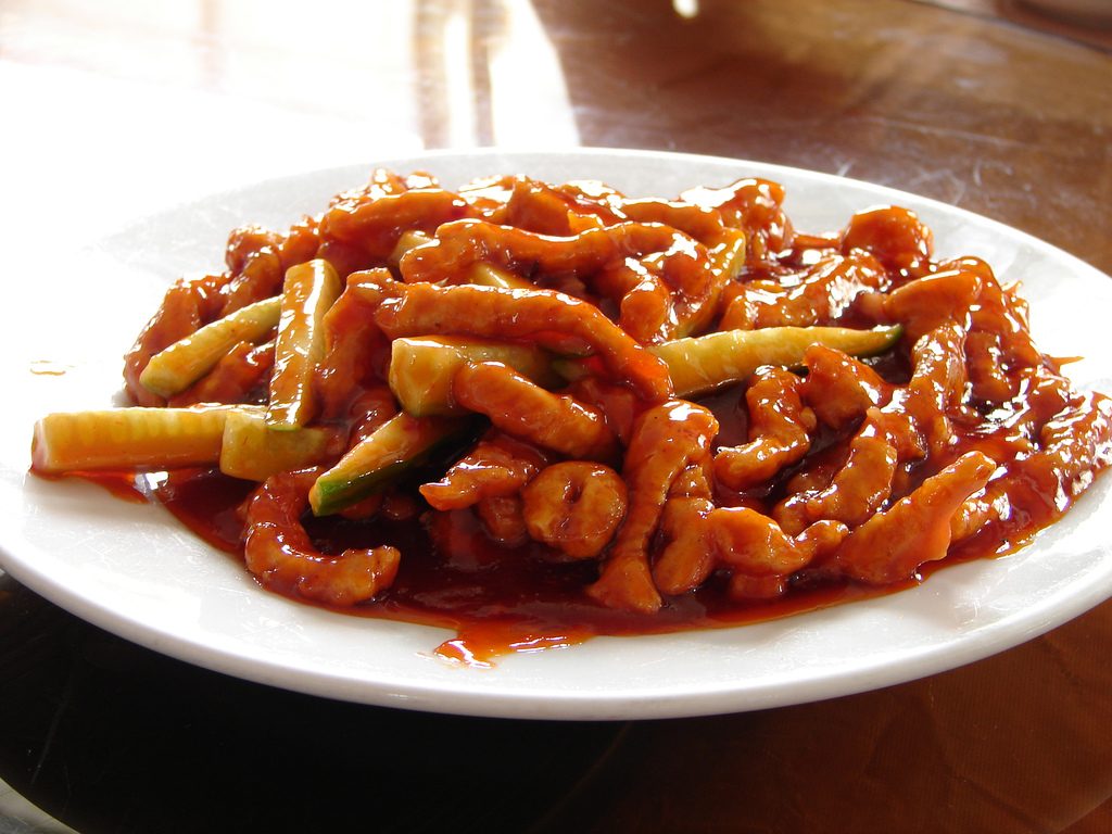 Sweet and Sour Pork in China