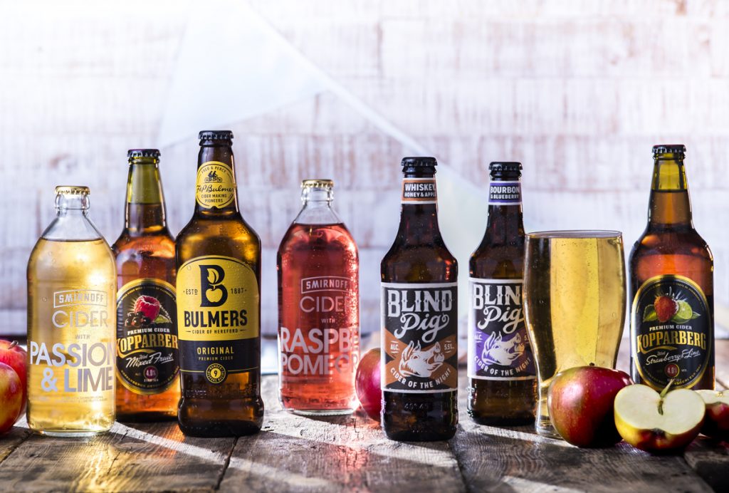 Sizzling Pubs Cider Selection