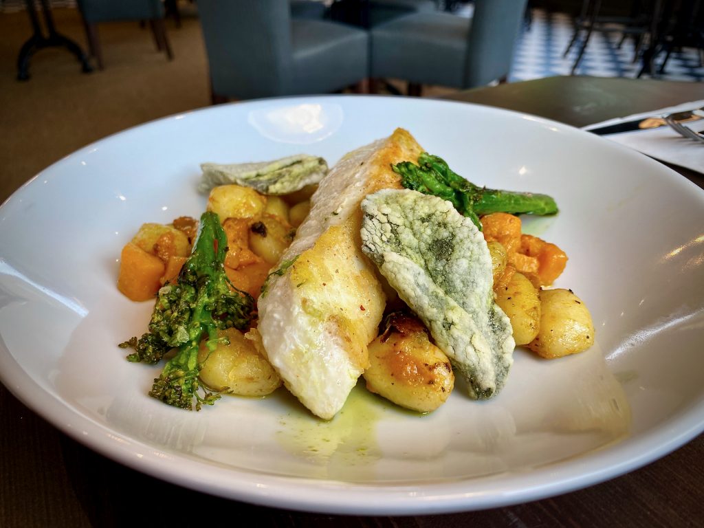 Halibut Gnocchi Sage