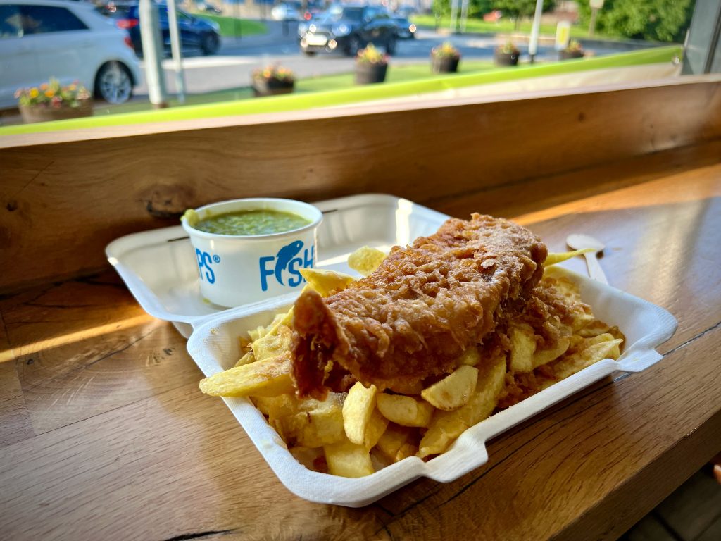 Fish and Chips in Leeds Chippy