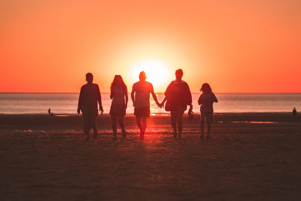 France Beach Sunset