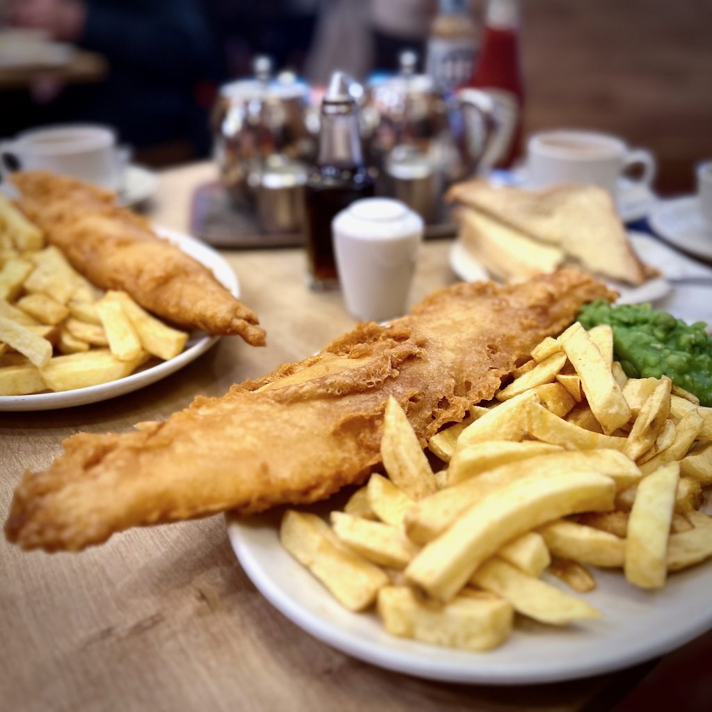 Fish, Chips and Mushy Peas