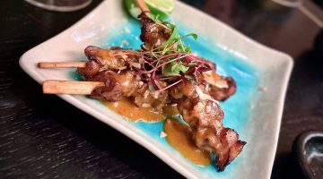 Chicken Skewers at The Ivy Asia in Leeds