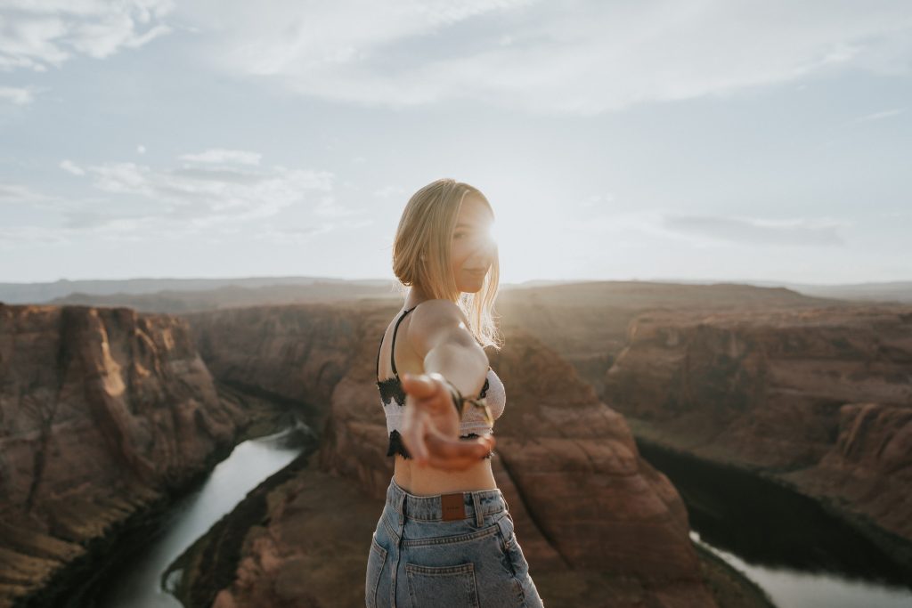 Young Girl that has gone travelling