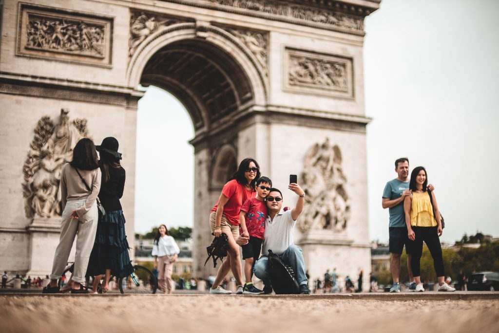 Family travels in Paris