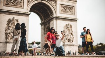 Family travels in Paris