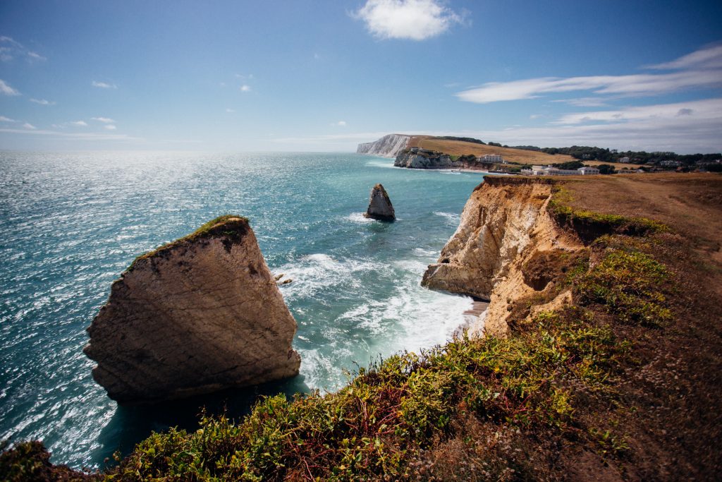 The stunning Isle of Wight coast line