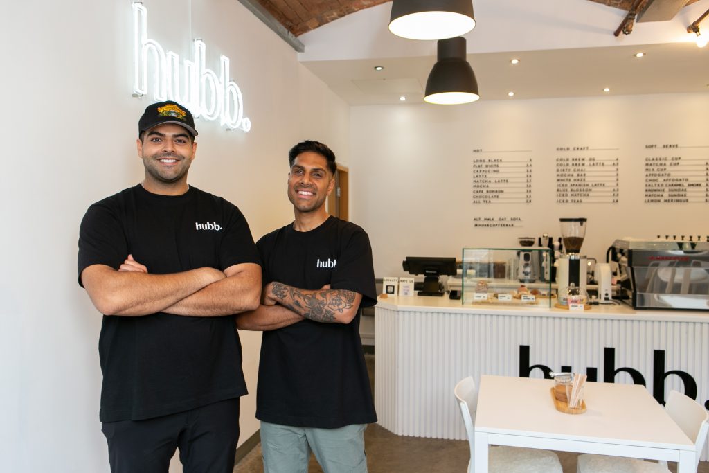 The owners of Hubb. coffee in Halifax