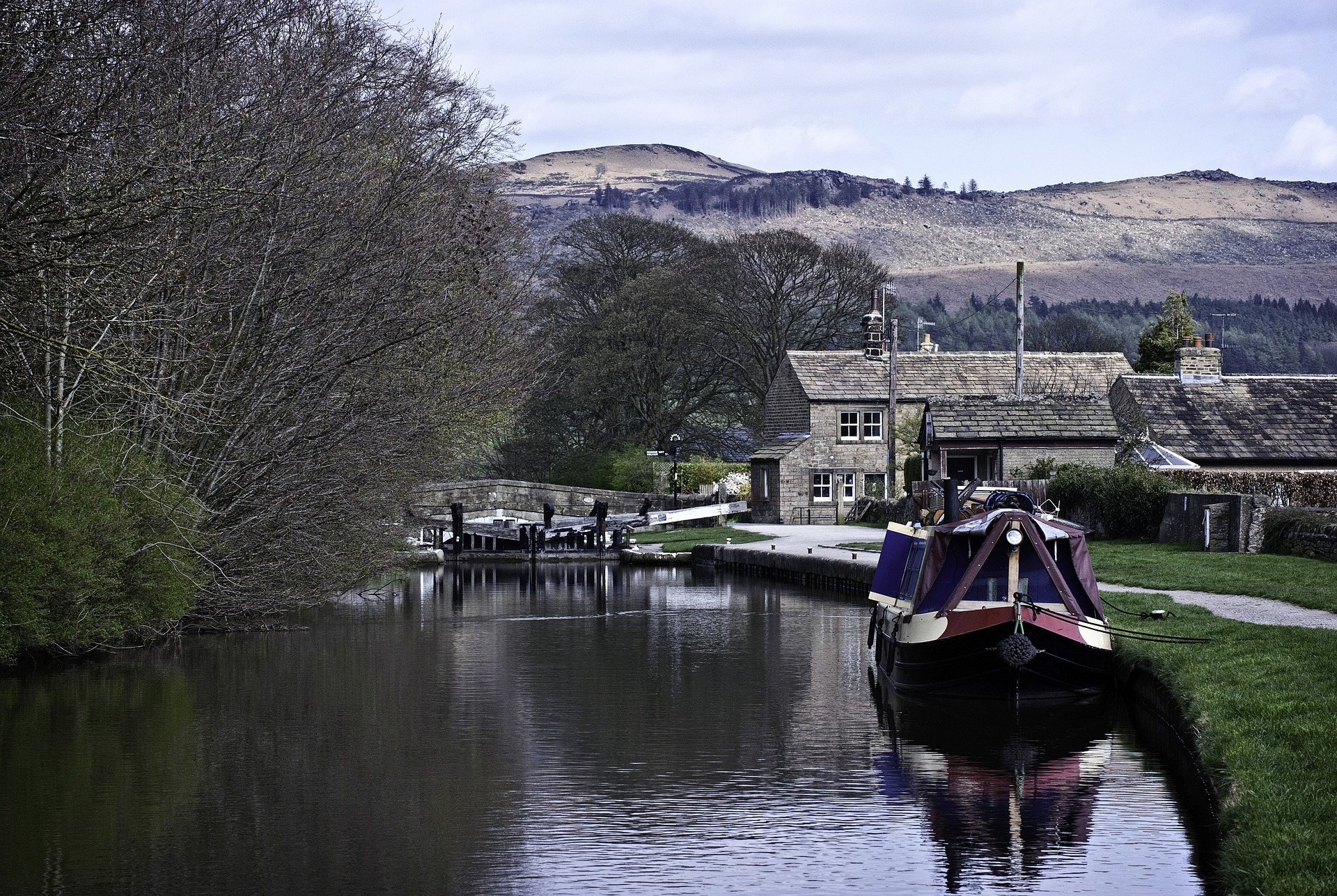 Canal Boat in Yorkshire