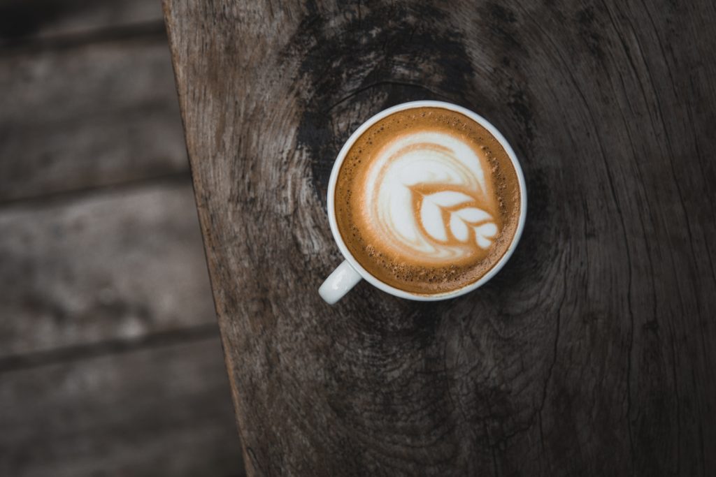 Close up of a cup of coffee