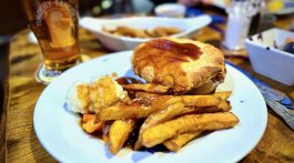 Pie and a Pint at the Dog and Gun in Oxenhope