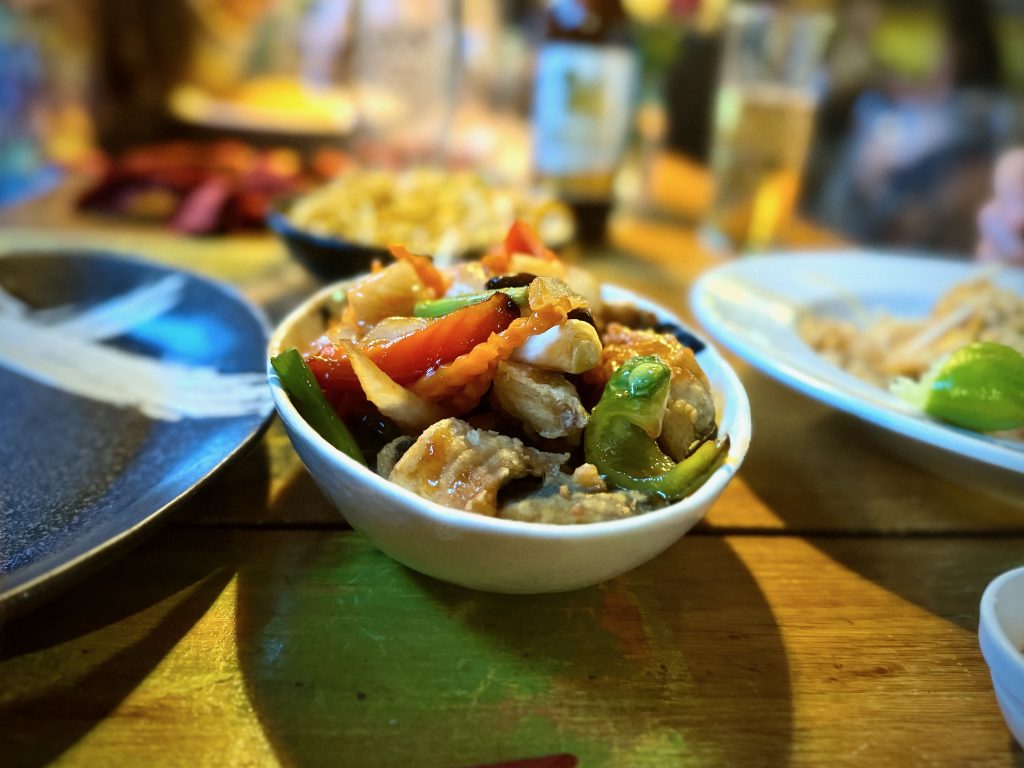 Main course at Thai Corner Halifax