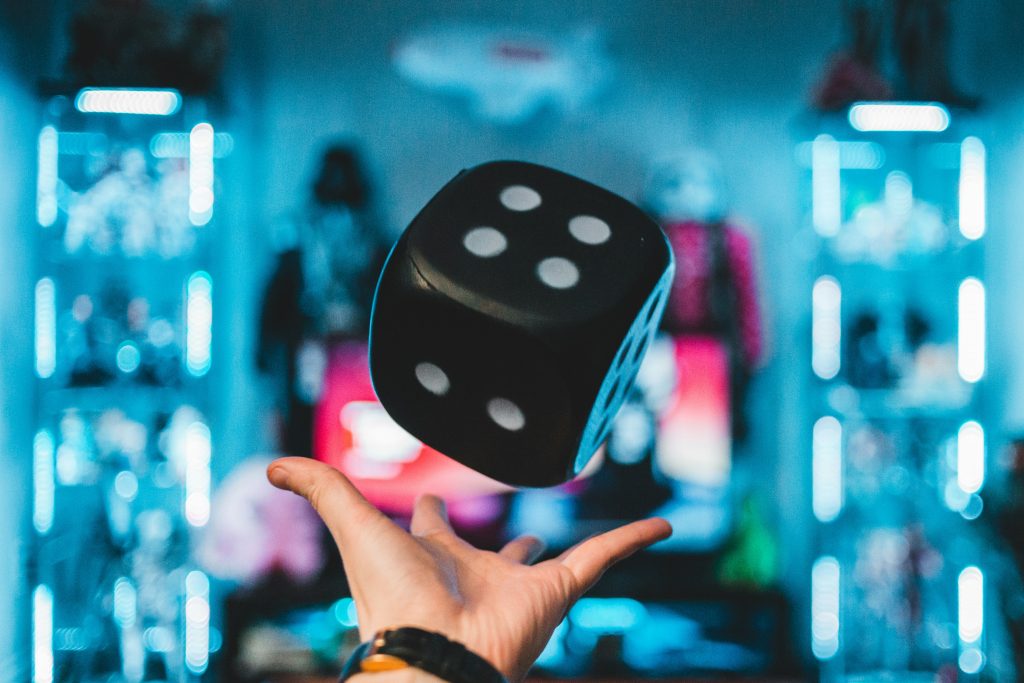 Rolling a dice