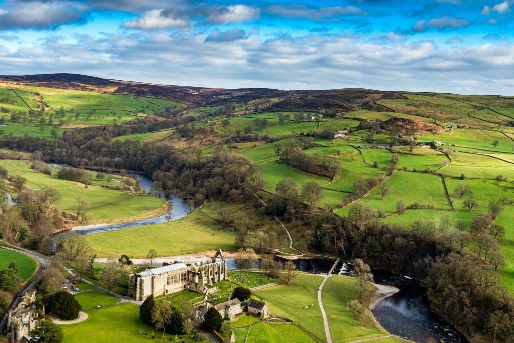 The rolling hills of Yorkshire