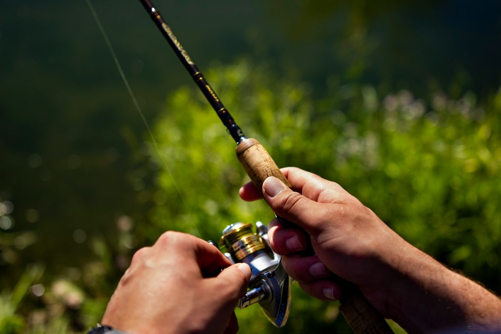 Angler in a river