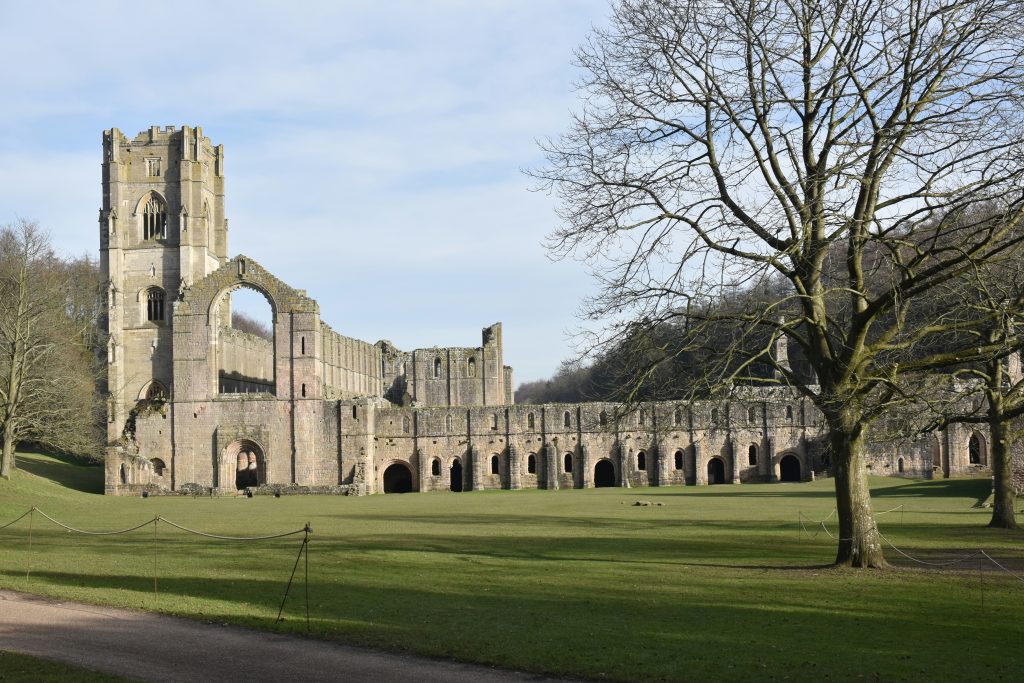 Fountains Abbey in Yorkshire