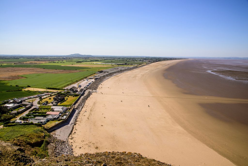 The Beach at Brean in Somerset