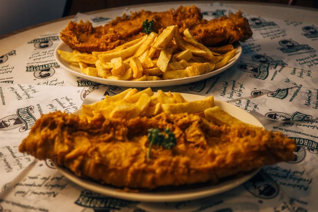 Classic British Fish and Chips in Yorkshire