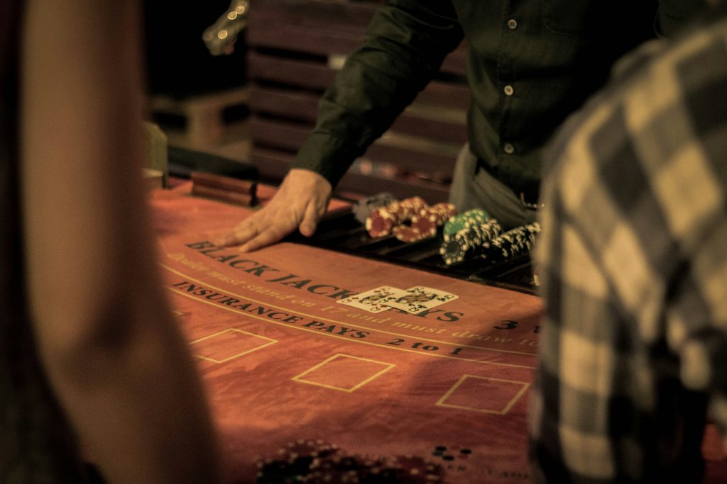 Table in a casino