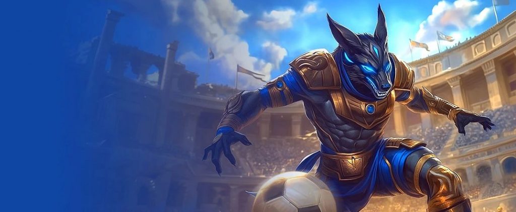 Anubis-themed football game featured in Amunbet Casino bonuses