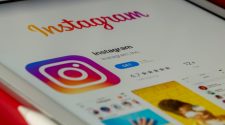 Instagram App displayed on a mobile phone