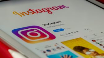 Instagram App displayed on a mobile phone