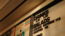 Quirky food menu